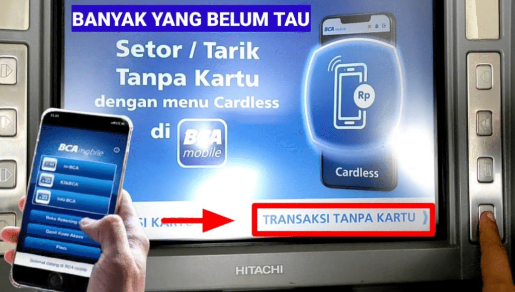 Cara Ambil Uang Di ATM Tanpa Kartu
